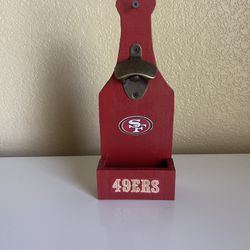 49ers Wall Bottle Opener 
