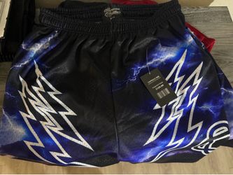 Corrupted Creative “Capsule One” Mesh Shorts – Lightning Storm Print – Size XXL – Brand New
