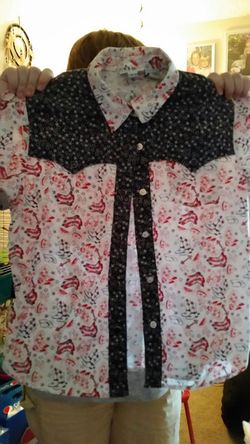 Angel Ranch western blouse