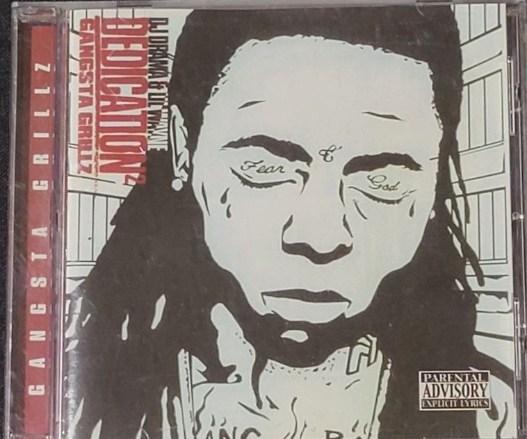 Lil Wayne Dedication 2 CD Gangsta Grillz DJ Drama OOP HTF Rare