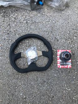 MOMO Aftermarket Steering Wheel with Hub Adapter