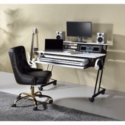 Brand New White Music Recording Studio Desk