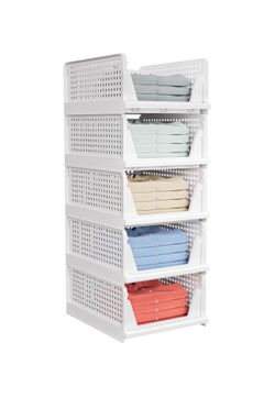 5 pack storage box ( white. or pink)