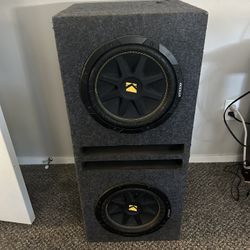 🔊 Complete Kicker 12” Subwoofer Setup – Amp + Wiring – Ready to Bump! 🔊  Located in Phoenix, AZ