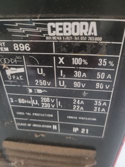 Cebora 896 Plasma Cutter Welder