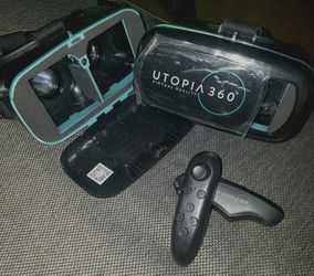 Utopia 360 VR glasses with bluetooth remote