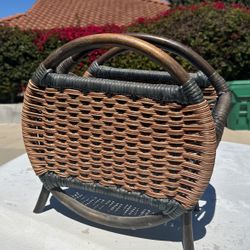 Wicker Magazine Holder