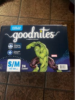 Goodnites Bedwetting Underwear for Boys, Small/Medium (38-65 lb.), 74 Ct