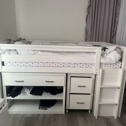 Twin Bed With Mattress 