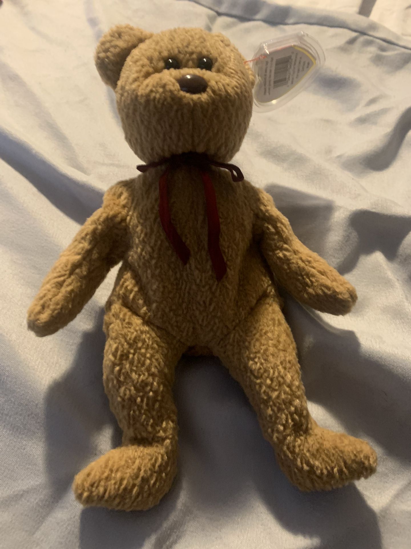 Ty Beanie Babie Curly the Bear Retired and VERY RARE with 8 ERRORS!!! Ty Beanie