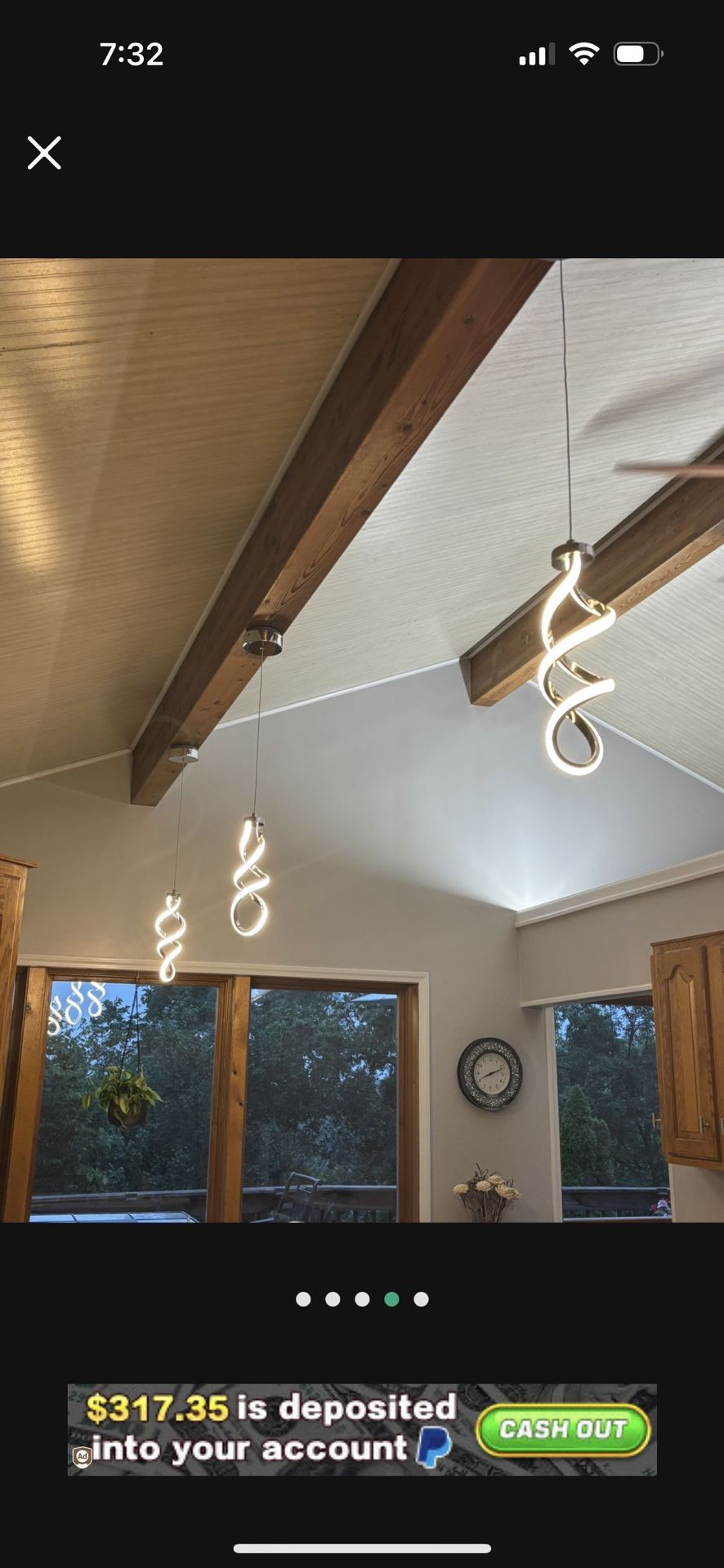 Lights -Pendant And Chandelier Matching Set