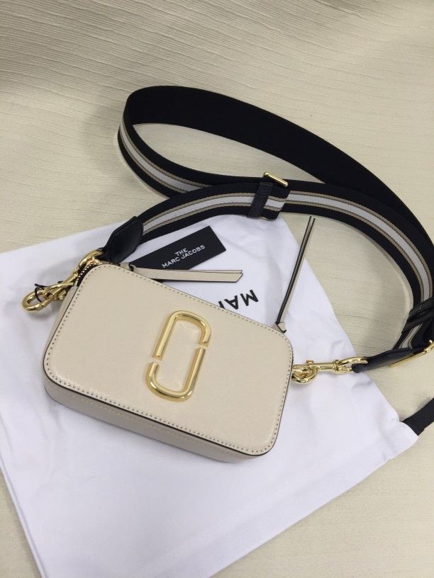 Marc Jacobs The Snapshot Crossbody Bag Cloud White