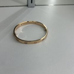 18kt gold rose gold bracelet 32.4grams 