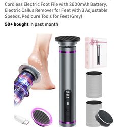 Electric callus remover, new
