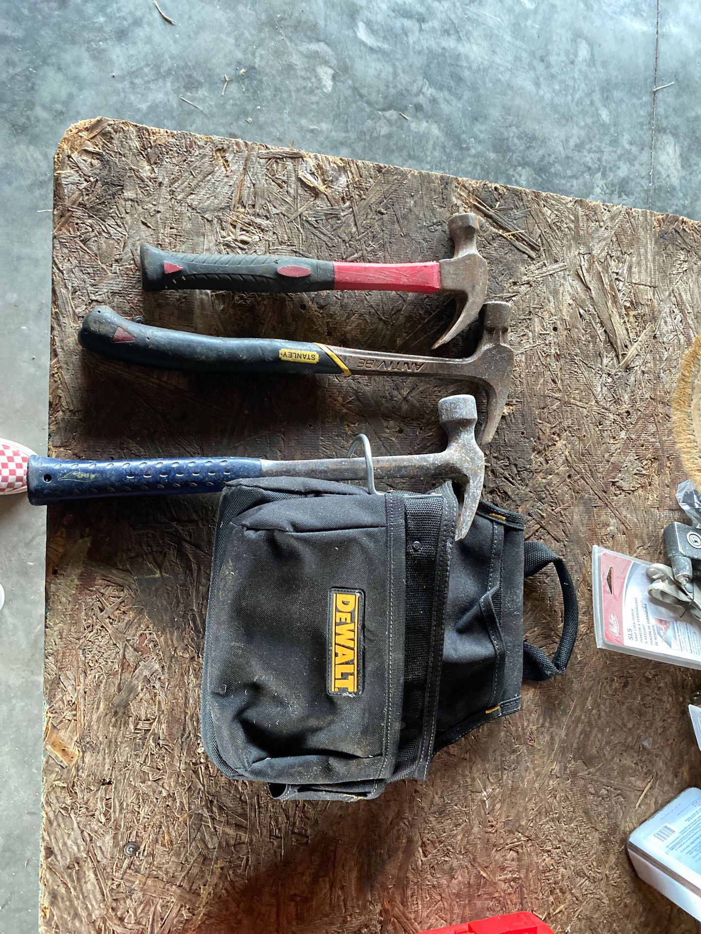 Tool bag and hammers