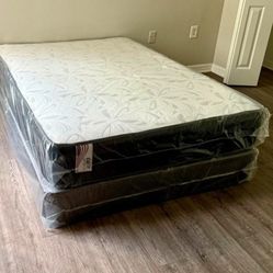 New FULL SIZE MATTRESS WITH BOX SPRING SET 