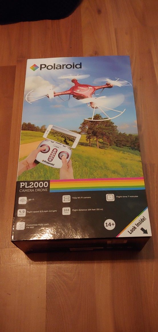 Polaroid PL2000 Quadcopter with 720p HD Wi-Fi Video (Red)