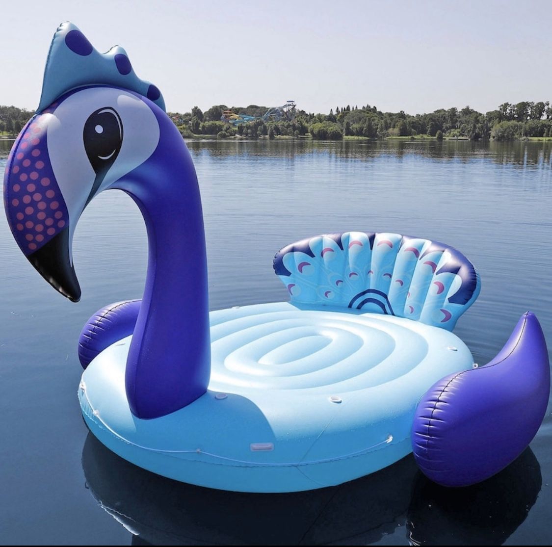 Pretty Peacock Island Float