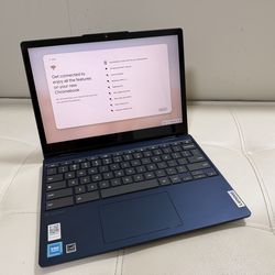 Lenovo IdeaPad Flex 3i 12.2” 2-in-1 Chromebook – Intel N100, 4GB RAM, 64GB by eMMC – Abyss Blue – Open Box, Good Condition