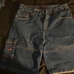 Size 36 Vintage Phat Farm Blue Jean Shorts