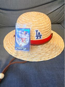 La Dodgers One Piece Monkey D. Luffy Straw Hat and Promo Card Limited Edition!