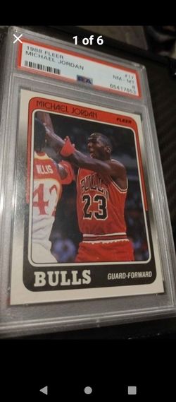 1988 Fleer Michael Jordan #17 PSA NM-MT 8