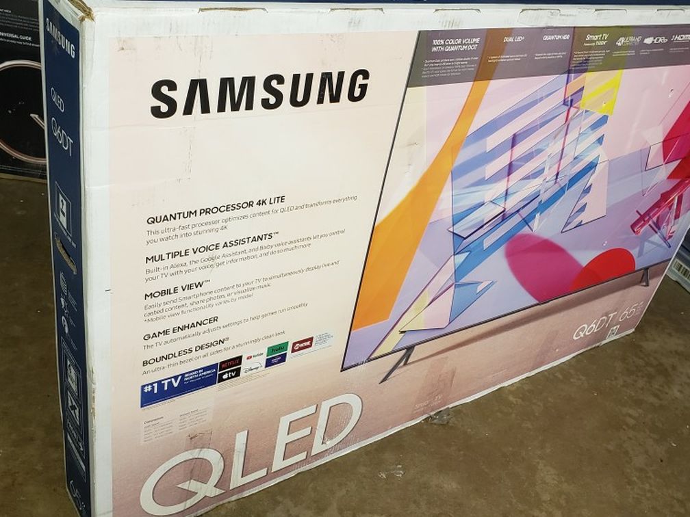 Tv Samsung 65", Q60T, 2020 Model, Excellent