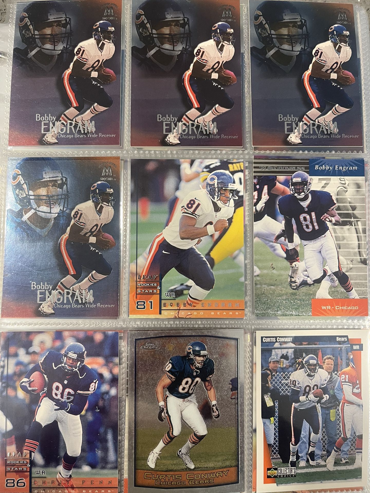 Chicago Bears Football Cards