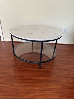 Black And White Living Room Table