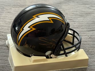 San Diego Chargers signed mini helmet