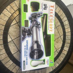 Kids Beginner Refractor Telescope with Tripod – Educational Space Telescope Set