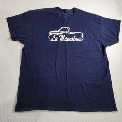 Fruit of the Loom Navy T‑Shirt with White Truck Graphic