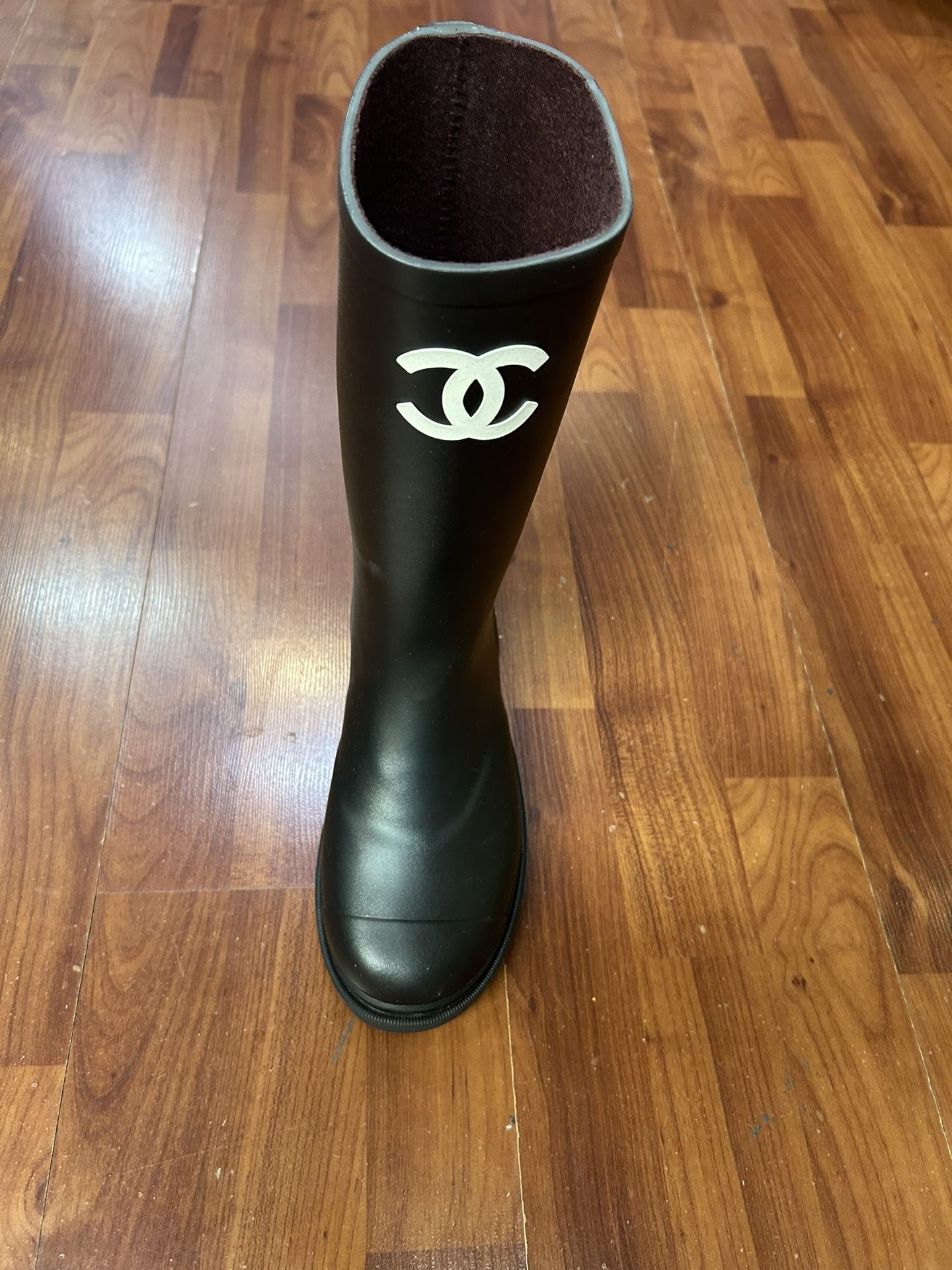 Chanel Rain Boots