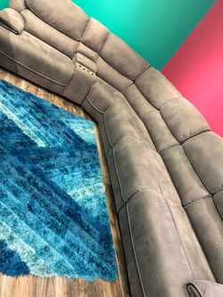 Alejandra reclining sectional in gray or tan $1599