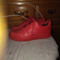 Nike Red Air Force Ones