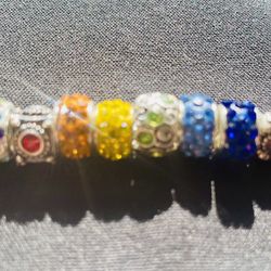 Handmade Charm Bracelets, Pandora-esque, Valentine’s Day 