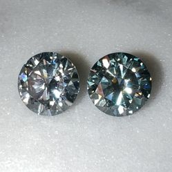 1.0 Ct Moissanite Stone - Set Of 2 1.0 Ct Each