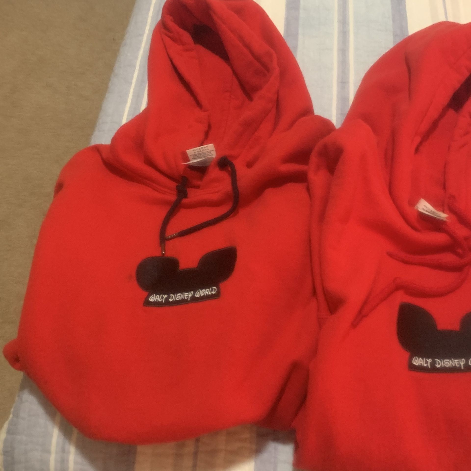 Mickey Mouse Sweatshirts . Large / Xl . 10.00 15/ Both 