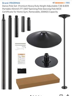 GOLD exercise dance pole