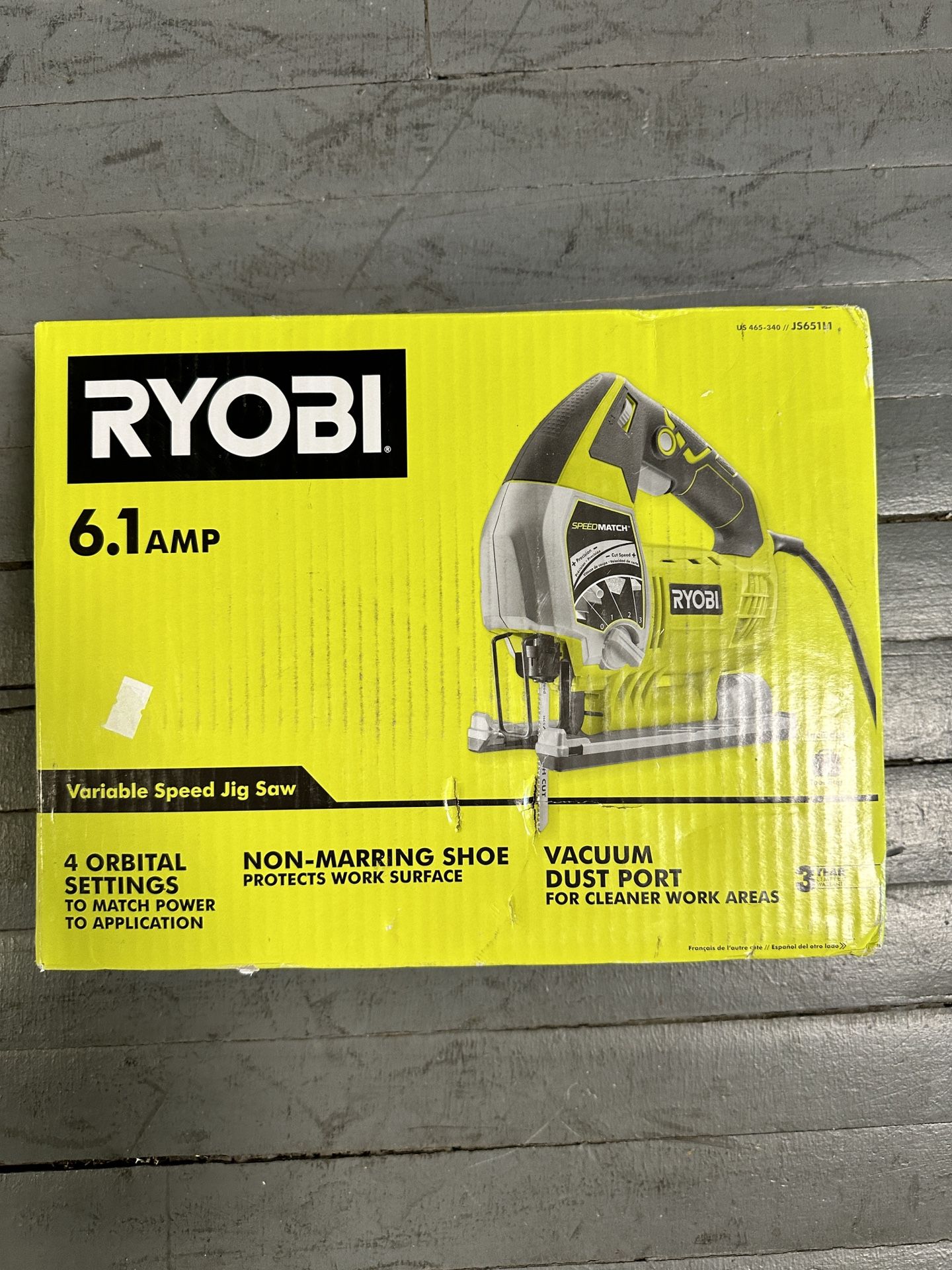 Ryobi JS651L1 6.1amp Jig Saw