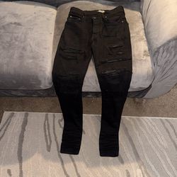 Black Amiri Thrasher Jeans