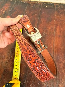 Large leather dog collar