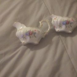 Bone China Suget And Creamer