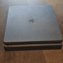 PlayStation PS4 slim console and game lot