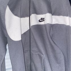 nike grey zip up UNDERPRICED 