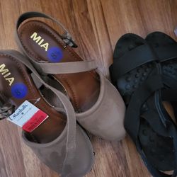 Womens Heels Shoes One New One Used