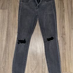 Gray & Faded Black Jeans
