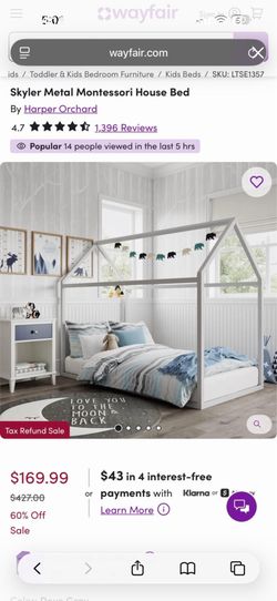 Kids bed frame