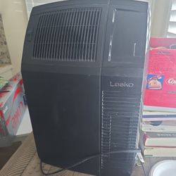 Lasko 23" 1500W Cyclonic Ceramic Electric Room Space Heater with Timer, Black, CC24920