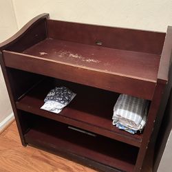 Wooden Changing Table